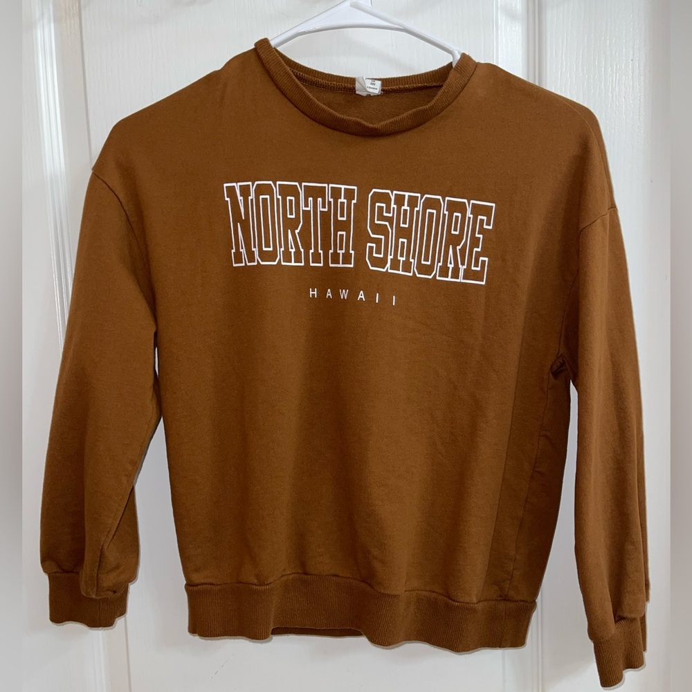 SHEIN North Shore Hawaii Graphic Sweatshirt, 10Y